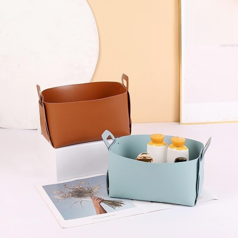 Coffret de rangement en cuir haut de gamme