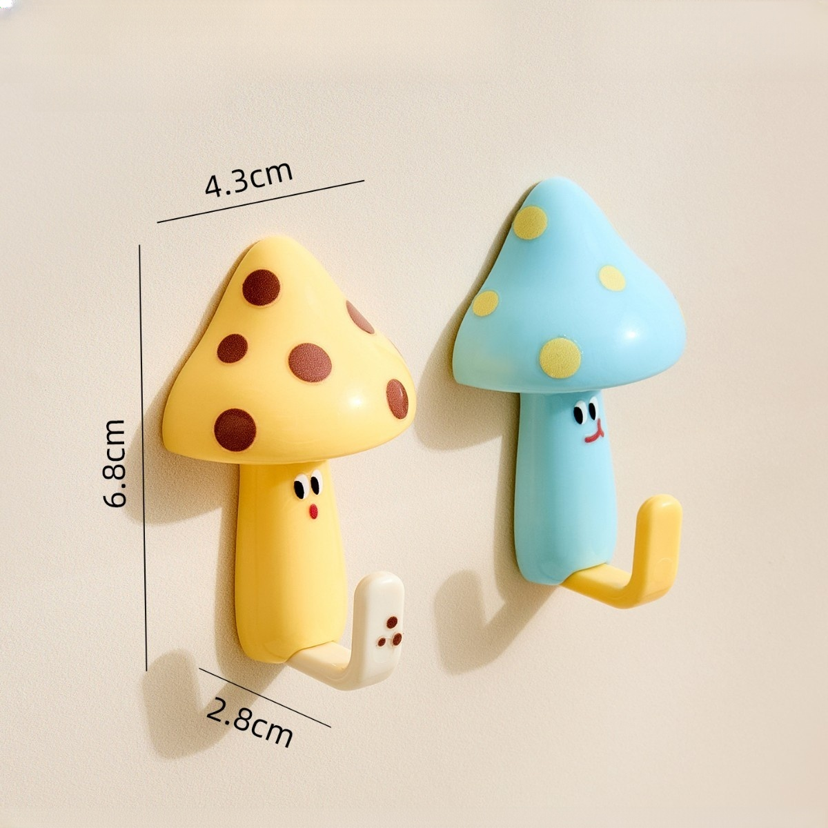 Patère décorative champignon créatif