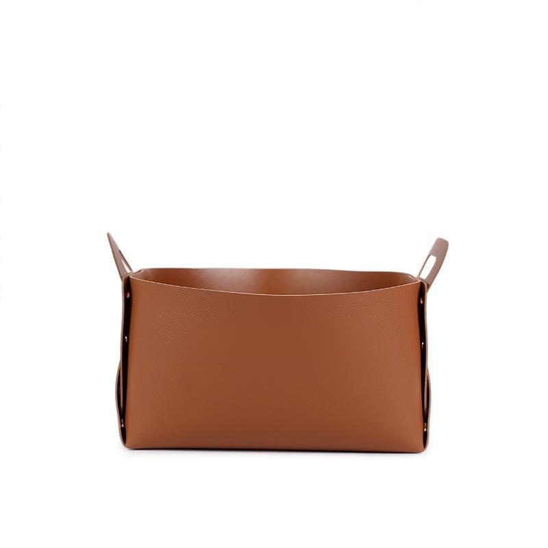 Coffret de rangement en cuir haut de gamme