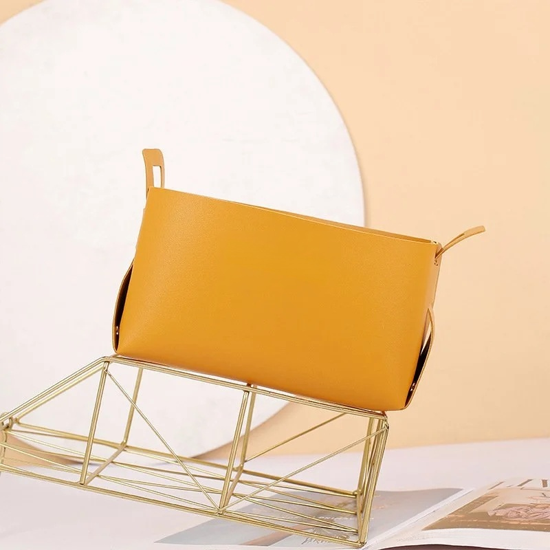 Coffret de rangement en cuir haut de gamme