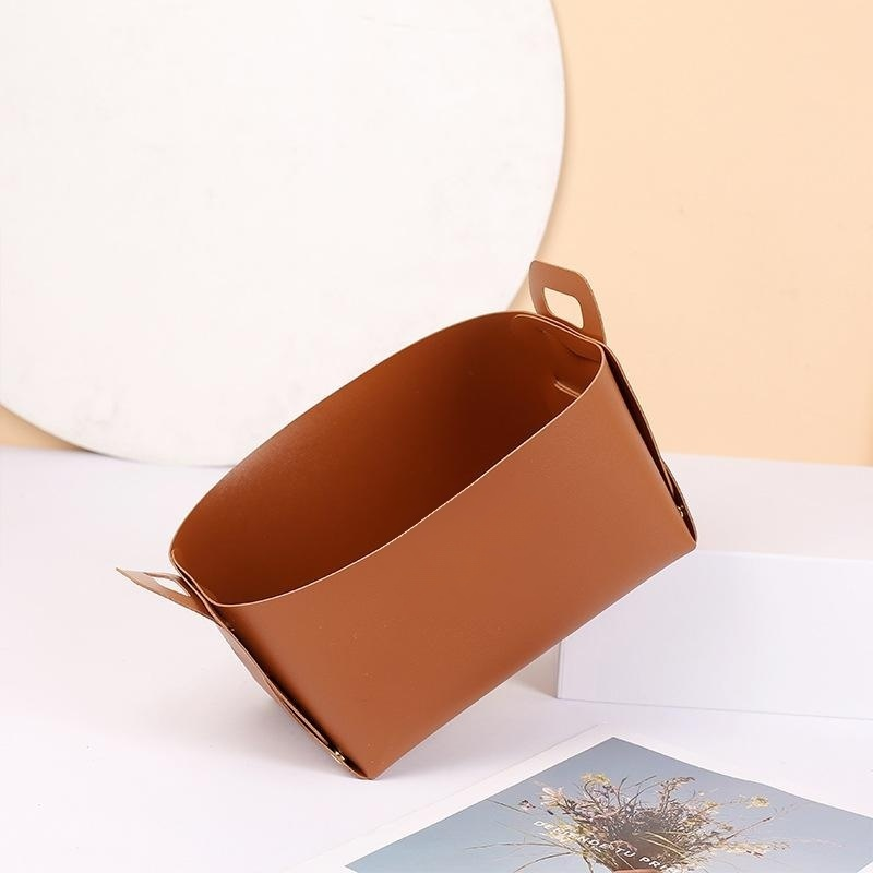 Coffret de rangement en cuir haut de gamme