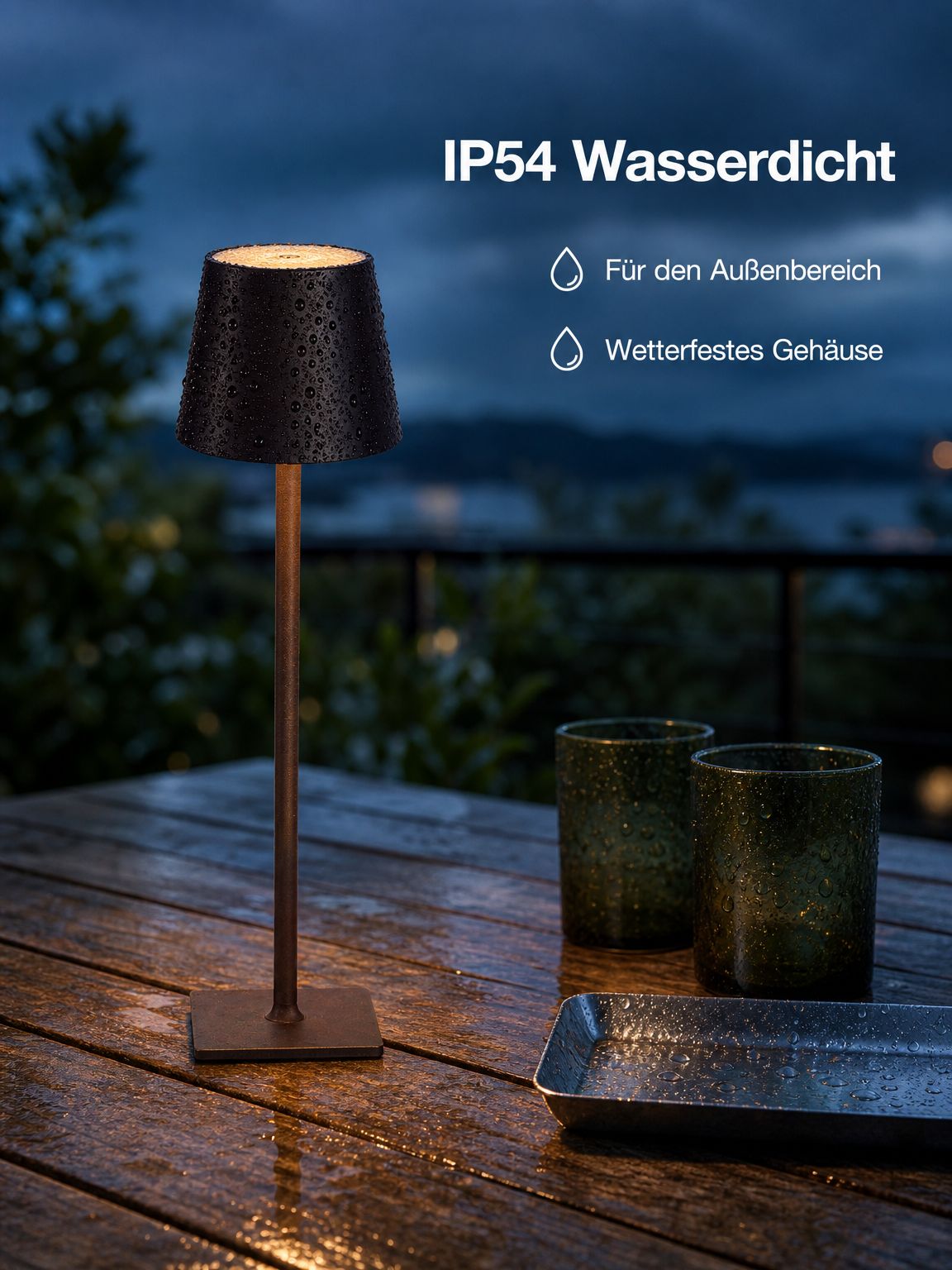 Kabellose tragbare Tischlampe