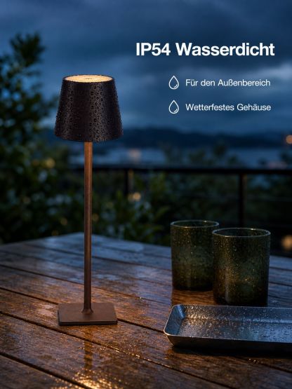 Kabellose tragbare Tischlampe