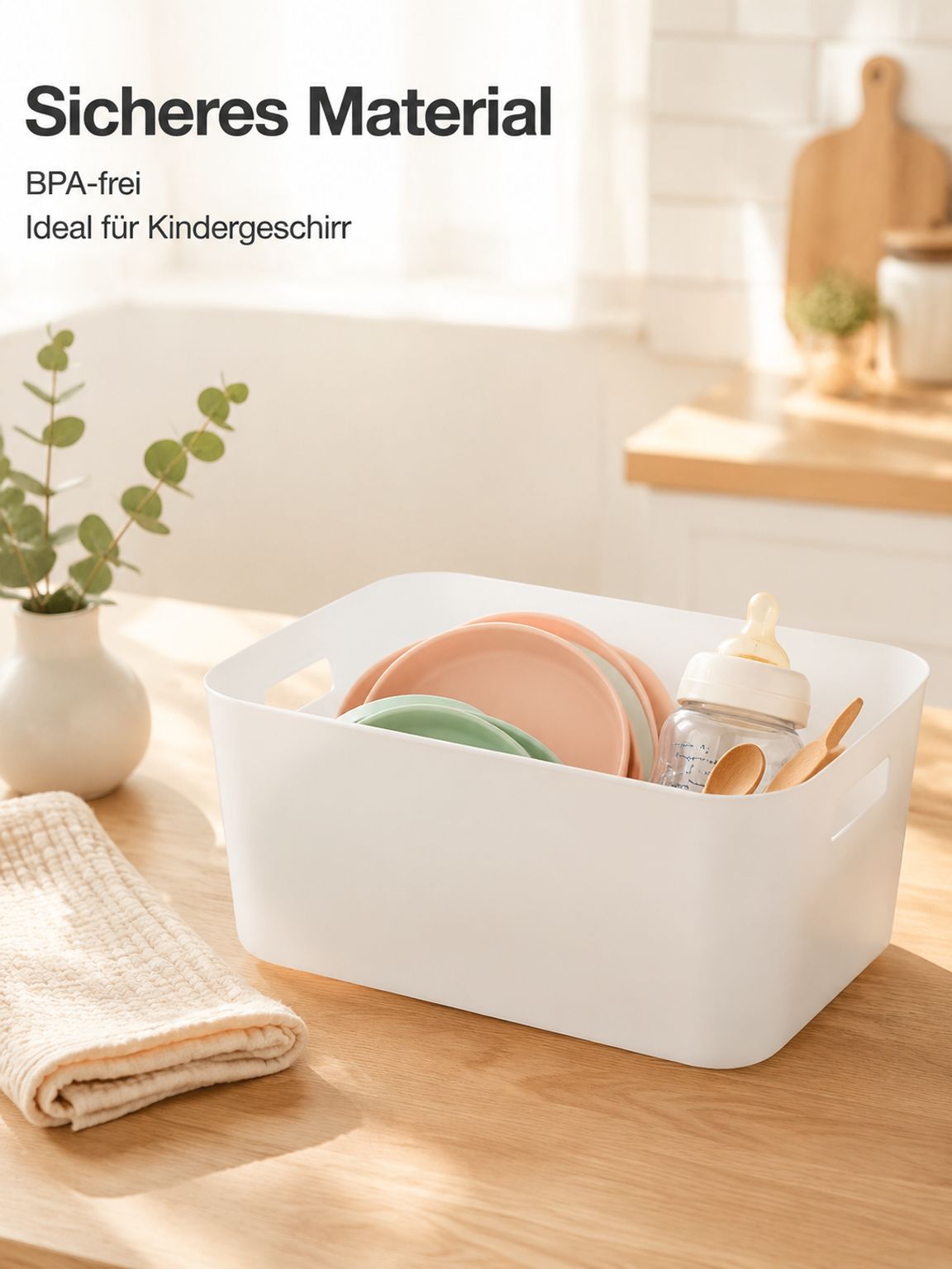 Home Plastic Organizer Storage Bin