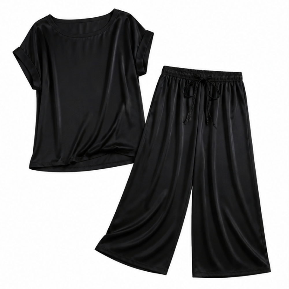 – Nadine™ Two-Piece Set with Wide-Leg Trousers