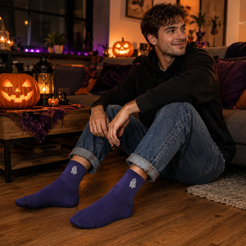 ⏰Breathable Halloween Crew Socks