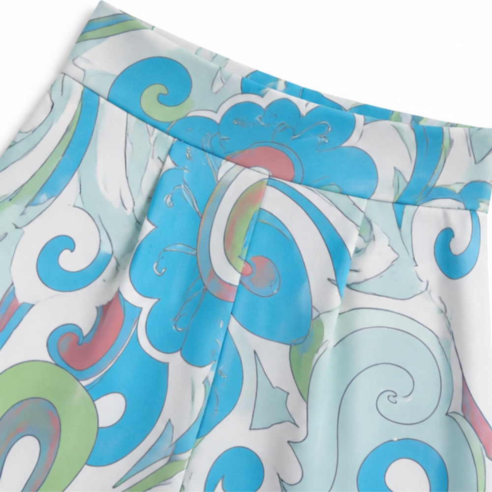 –Flowy Resort-Wear Two-Piece Set