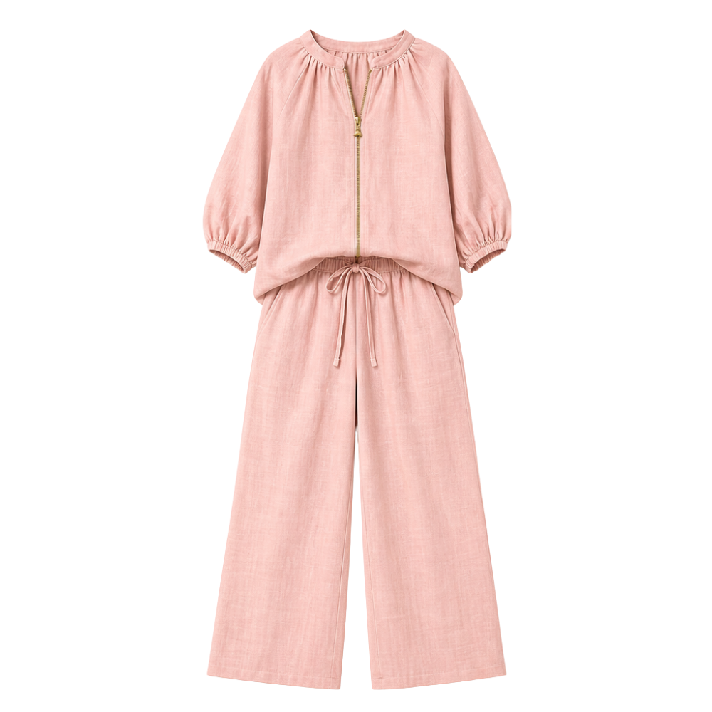 – Veluna™ – 2-Piece Set with Gold Zip