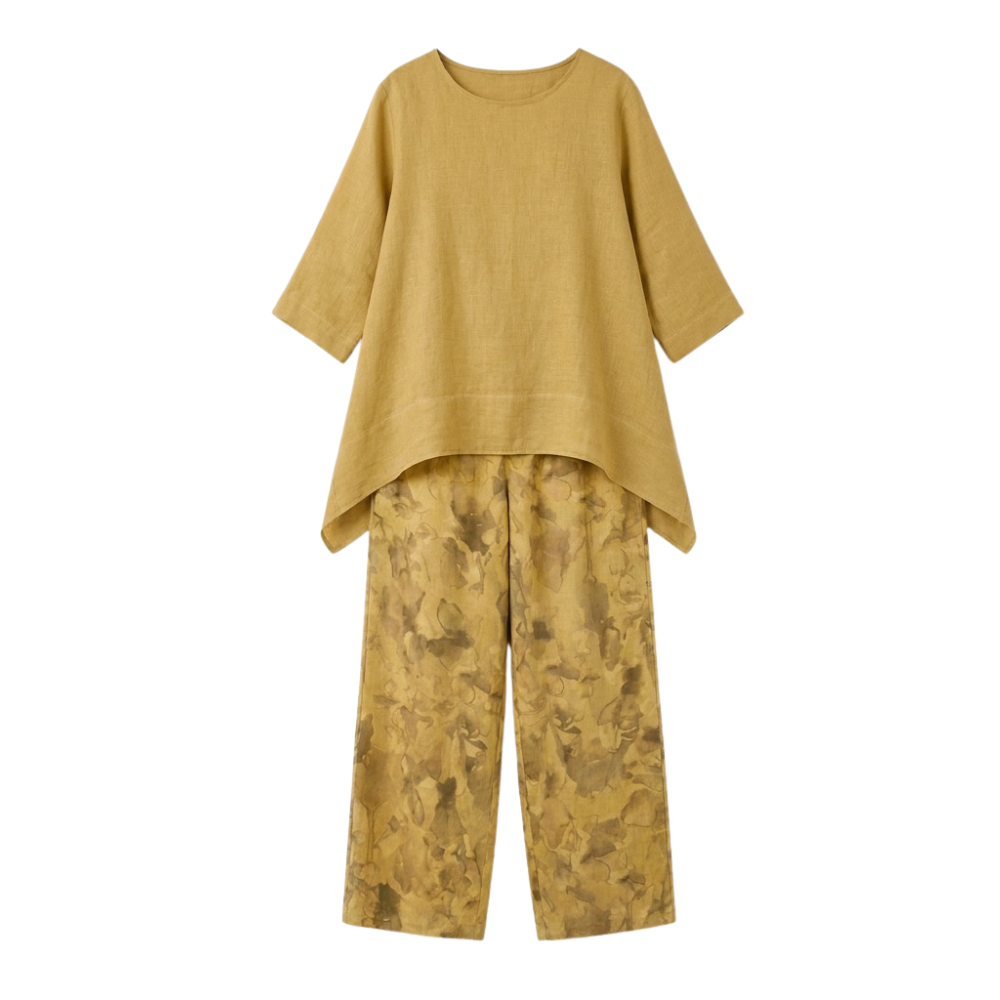 – Linova™ – Artful Linen Two-Piece for Easy Days