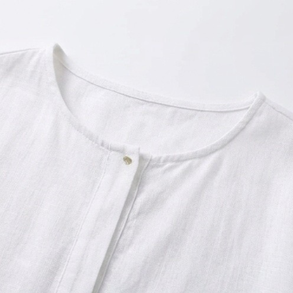 – Lunavia™ – Flowy Linen-Style Maxi for Everyday Elegance