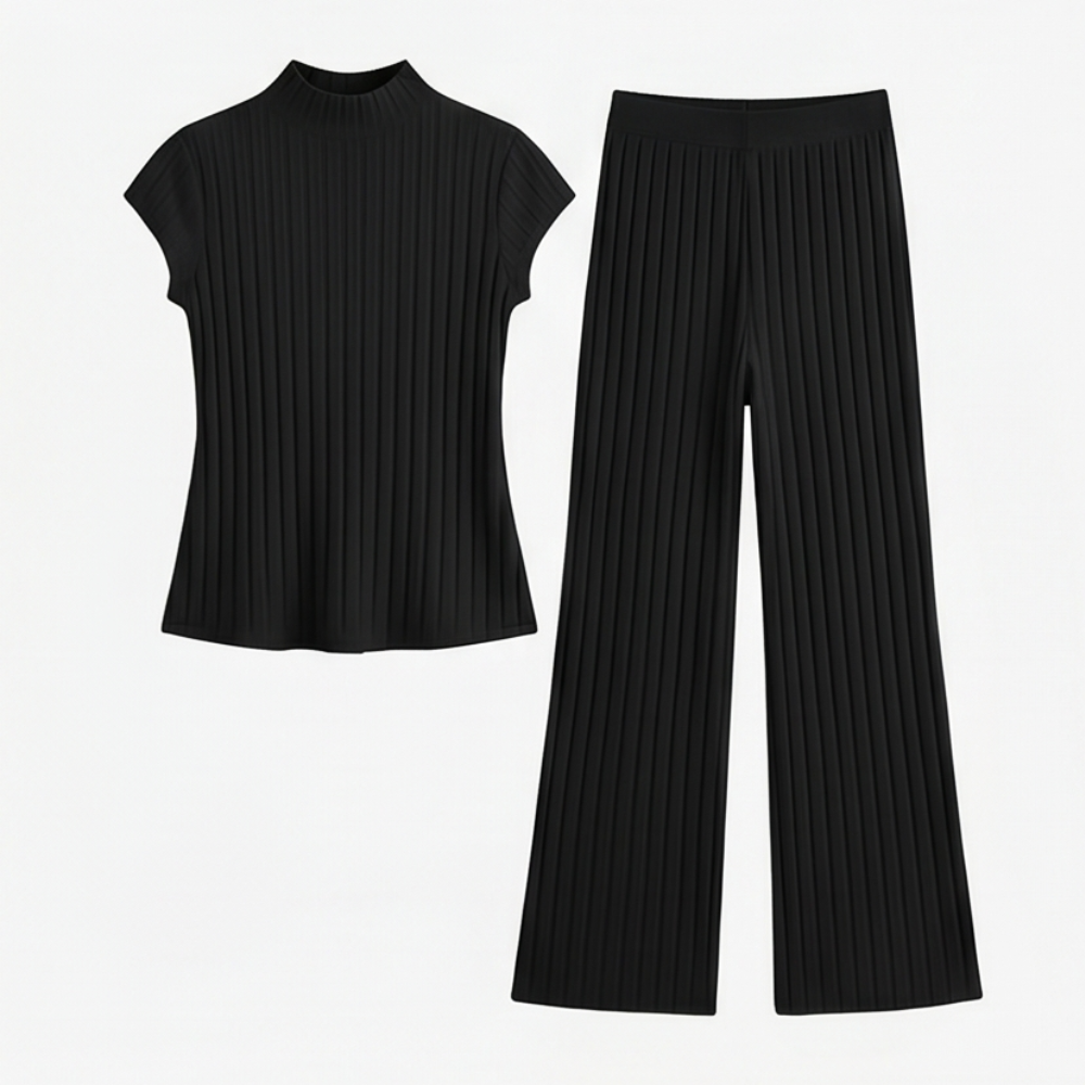 – Selmira™ – Ribbed Knit Two-Piece Set