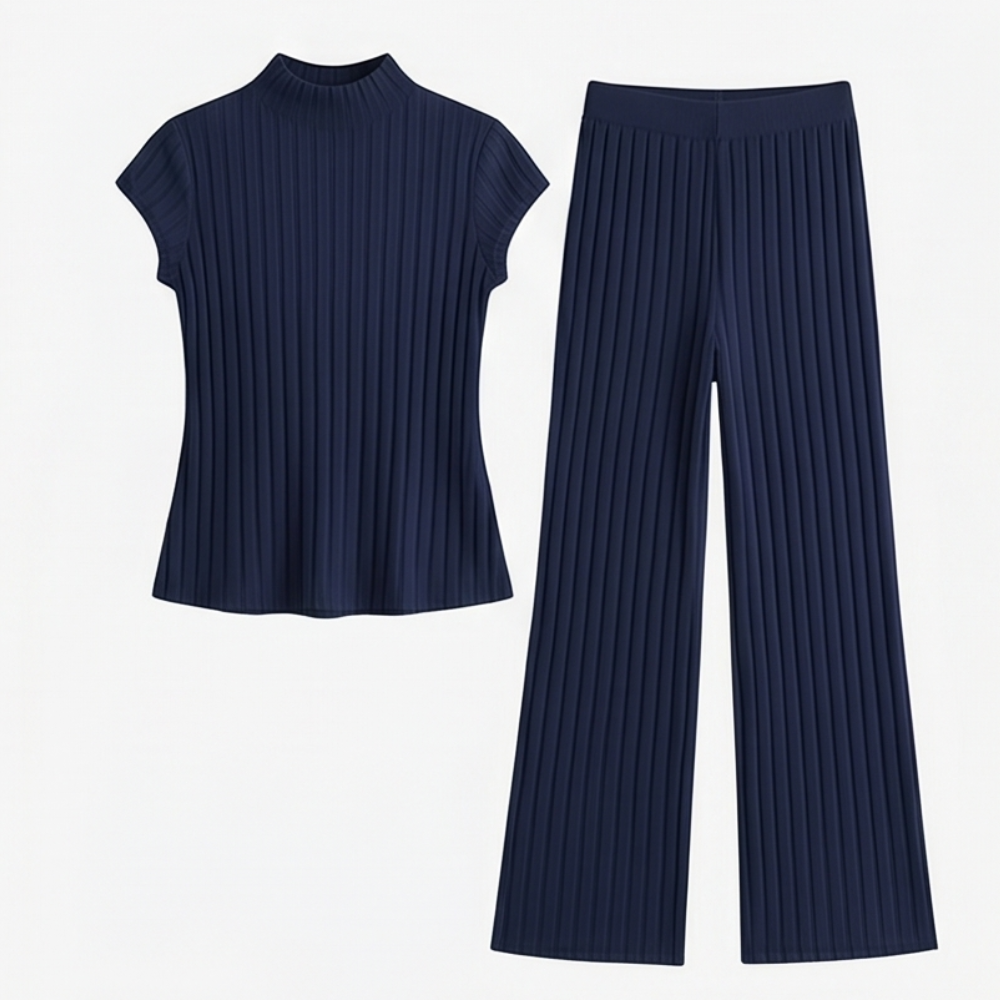 – Selmira™ – Ribbed Knit Two-Piece Set