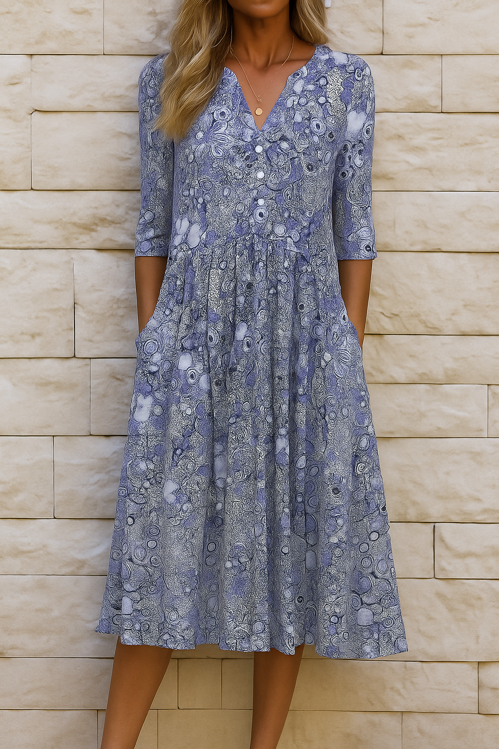 🌸Soft-Touch Midi Dress 🎁 Buy 2 Free Shipping!