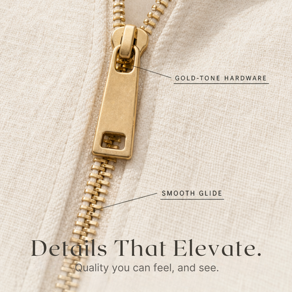 – Veluna™ – 2-Piece Set with Gold Zip