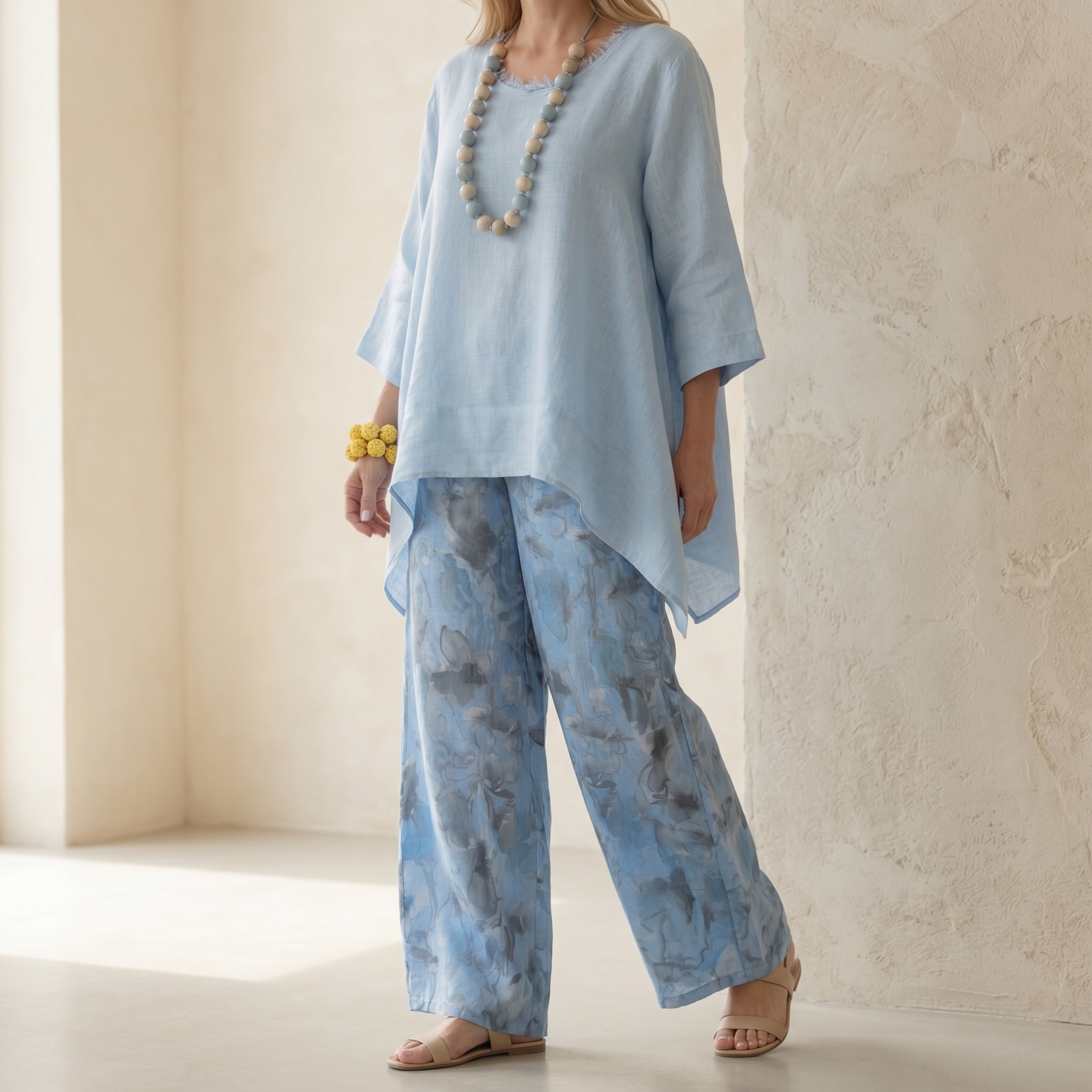 – Linova™ – Artful Linen Two-Piece for Easy Days