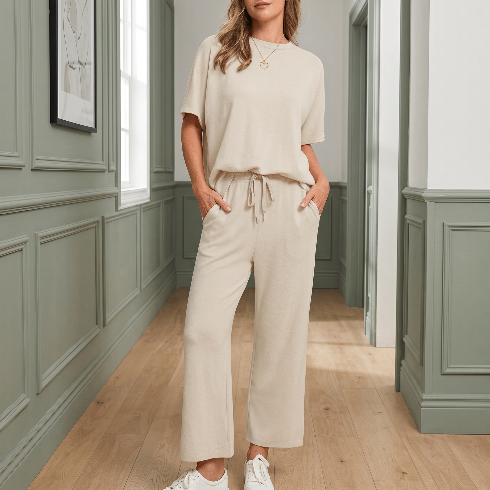 Soft Two-Piece Lounge Set