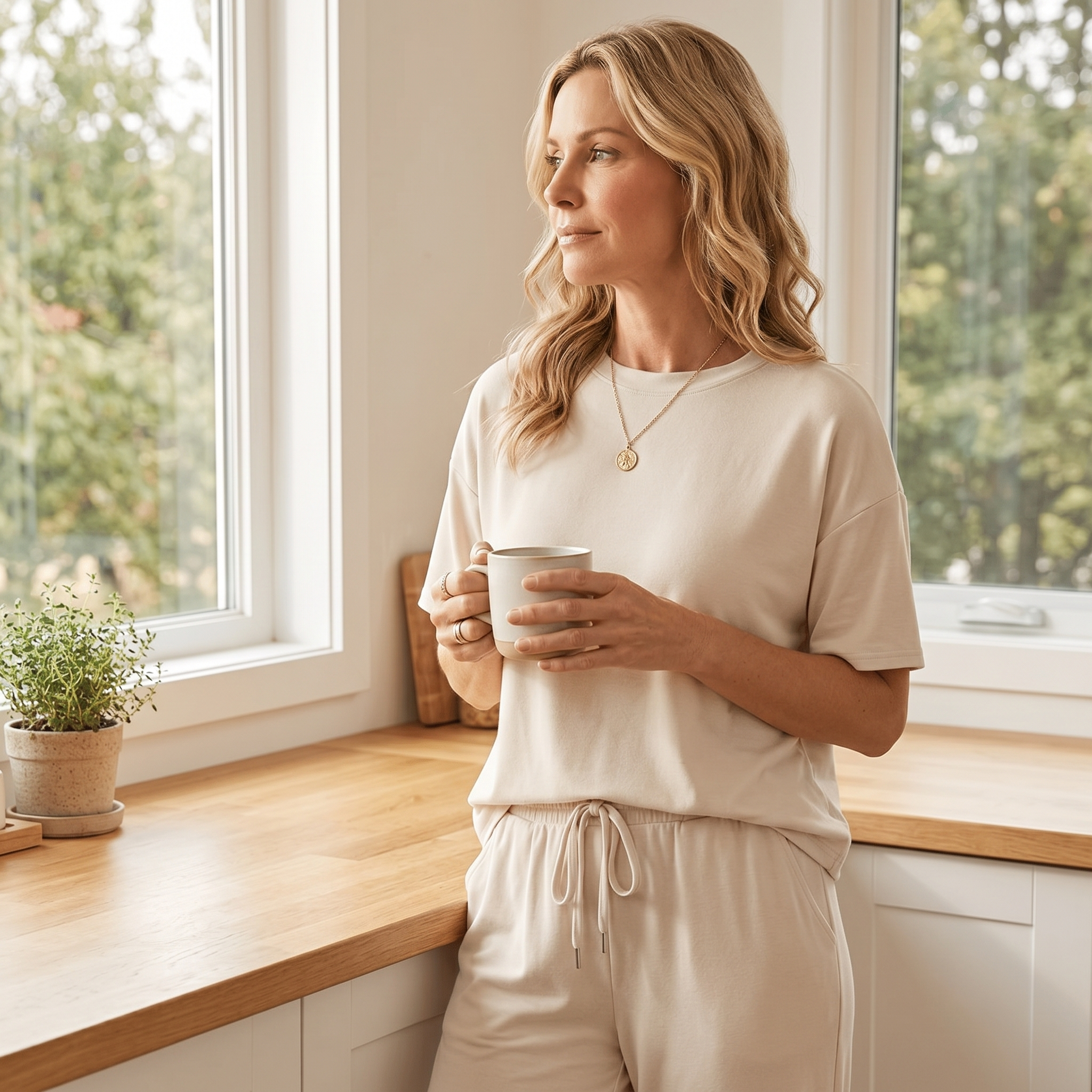 Soft Two-Piece Lounge Set