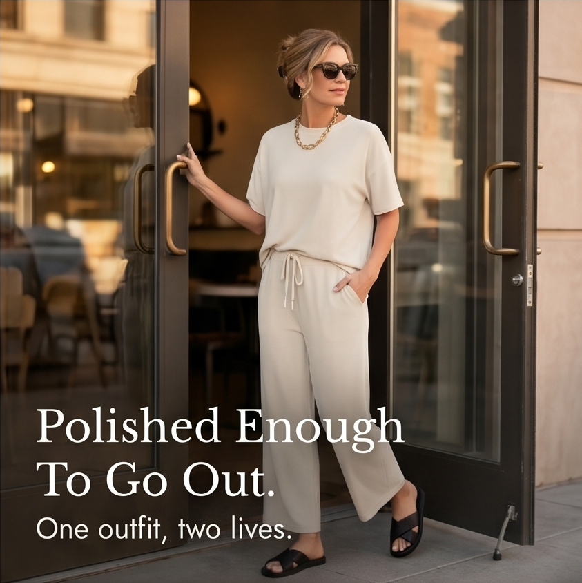 Soft Two-Piece Lounge Set