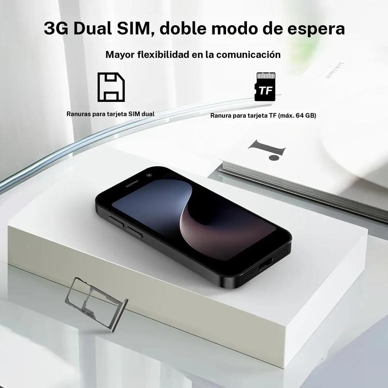 Student Mini Smartphone with 3-Inch HD Display, 2gb RAM, Dual Sim, 900mah Battery, Android System, Compact Design, Ideal for Studying