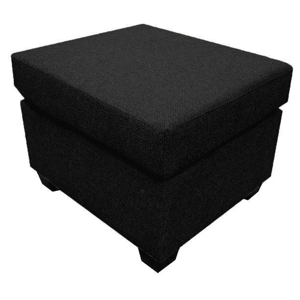 Sala Esquinera El Bazar Store Denver Negro 200x140 cm, Lado derecho e Izquierdo, Lino nacional