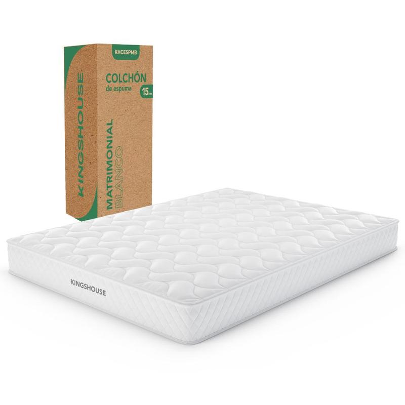 Colchon Matrimonial En Caja 15cm Alto KingsHouse