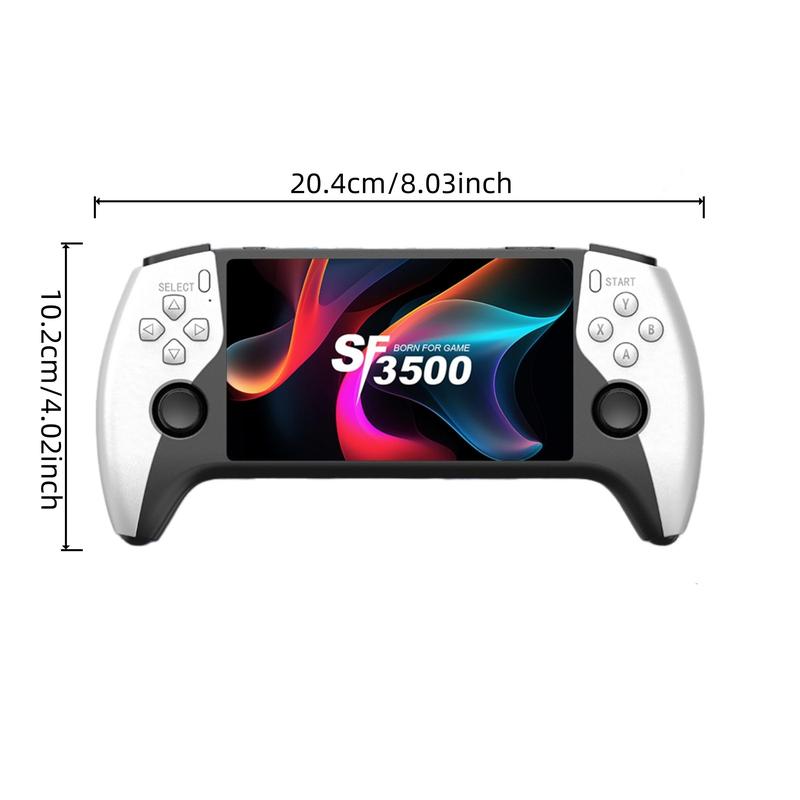 Consola portátil HD SF3500 de 5 pulgadas, sistema de juegos portátil, simulador de arcade retro, doble jugador, salida de TV, reproducción de audio y video, perfecta para los amantes de los videojuegos. #GLOBAL PICKS