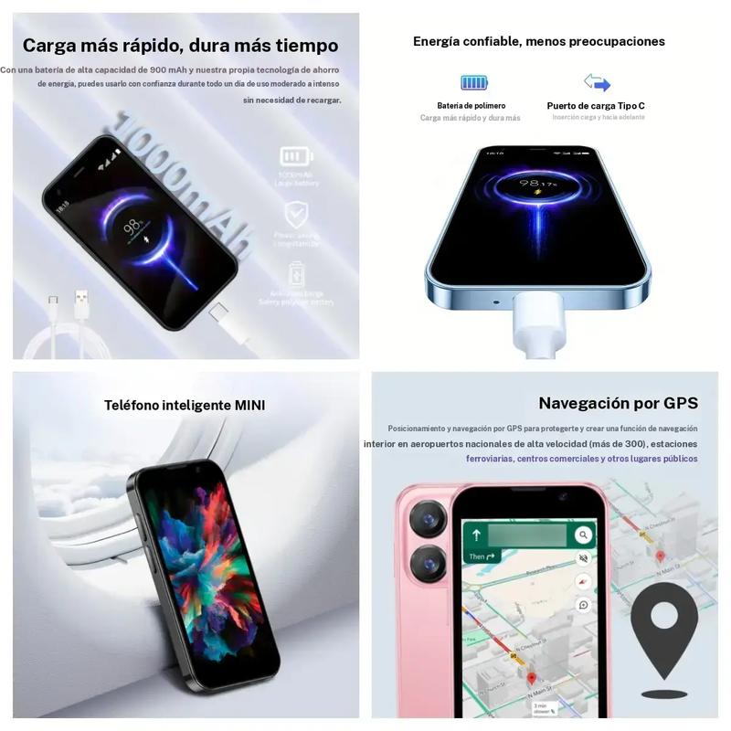 Student Mini Smartphone with 3-Inch HD Display, 2gb RAM, Dual Sim, 900mah Battery, Android System, Compact Design, Ideal for Studying
