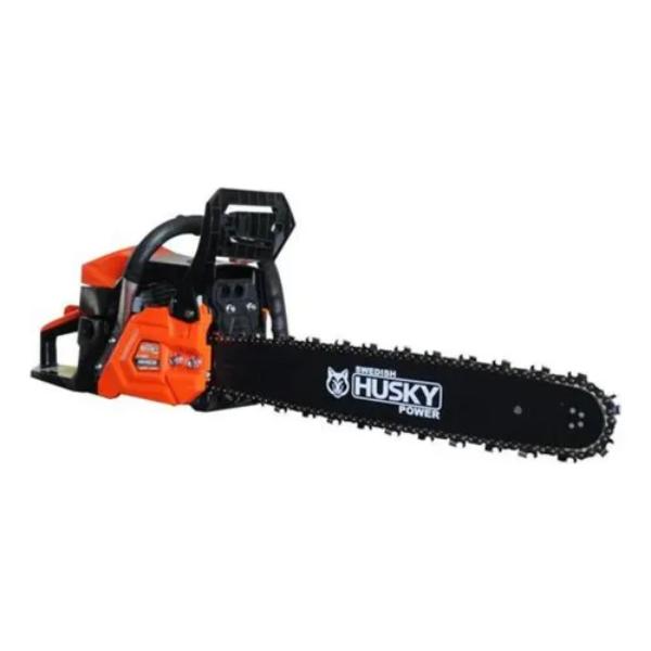 Motosierra Gasolina Swedish Husky Power Espada 20p 52cc 2.5hp Hkm5220 Color Naranja