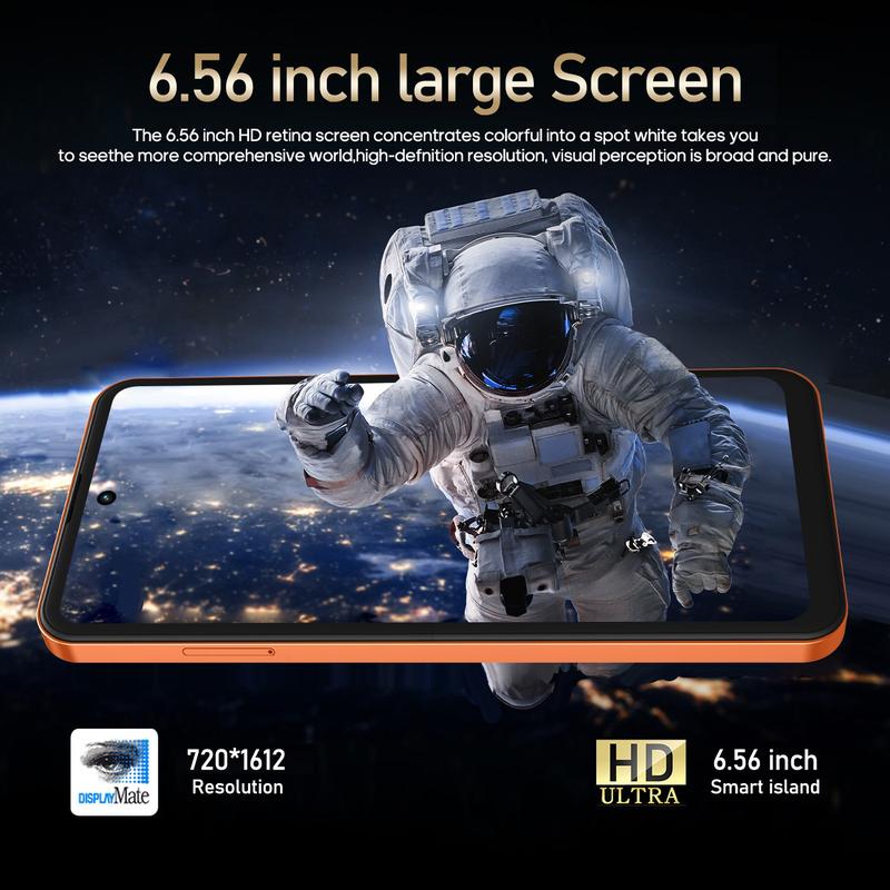 Smartphone FUFFi-M17 PRO, pantalla HD de 6,56 pulgadas, 3 GB de RAM + 32 GB de ROM, batería de 3100 mAh, cámara de 2+2 MP, doble SIM, memoria ampliable, Android 10.0, red 4G, GPS.