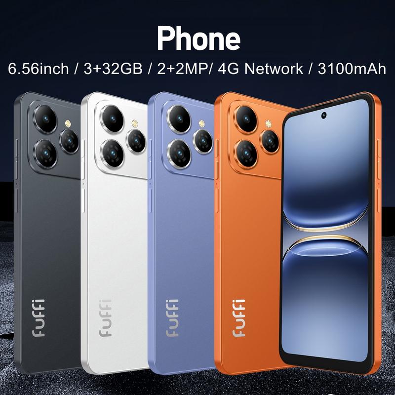 Smartphone FUFFi-M17 PRO, pantalla HD de 6,56 pulgadas, 3 GB de RAM + 32 GB de ROM, batería de 3100 mAh, cámara de 2+2 MP, doble SIM, memoria ampliable, Android 10.0, red 4G, GPS.
