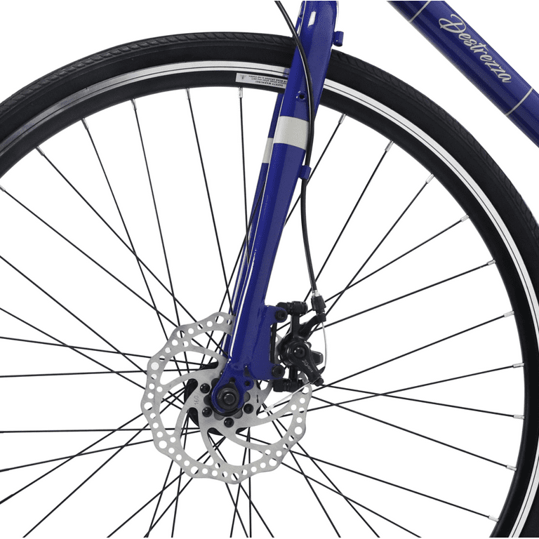Bicicleta Hibrida R700C 7V Frenos de Disco azul 52