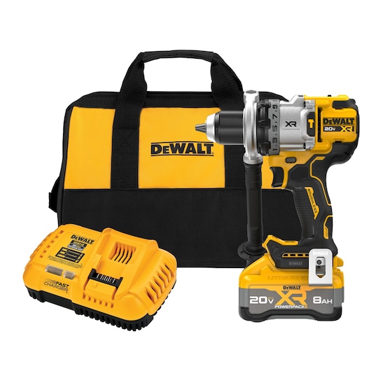 20V MAX SIN ESCOBILLAS INALÁMBRICO 1/2 PULG. KIT DE TALADRO MARTILLO DE 3 VELOCIDADES CON XR POWERPACK