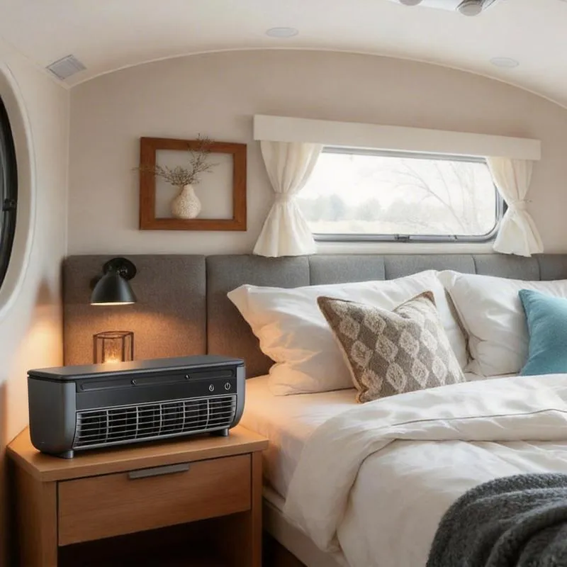 Ventilador portátil recargable con función de nebulización de hielo | Se puede usar de pie o montado en la pared | Potente flujo de aire y función de humidificación, incluye control remoto, ideal para la cocina, exteriores y caravanas | Batería de alto re