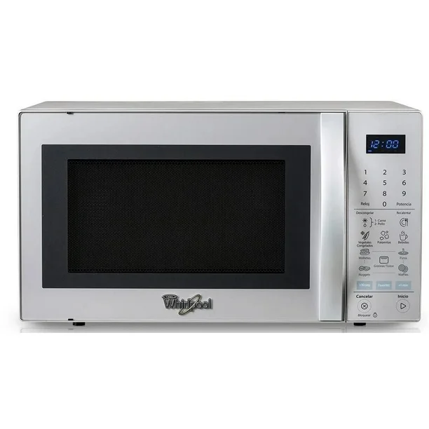 Horno de Microondas Whirlpool WM2514D 1.4 Pies Cúbicos Gris Acero