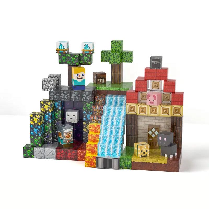 Set de 200 piezas de Bloques de Construcción Magnéticos para Niños de 3 a 8 años, Juguete Educativo STEM Montessori, Juego Sensorial y Regalo de Aprendizaje