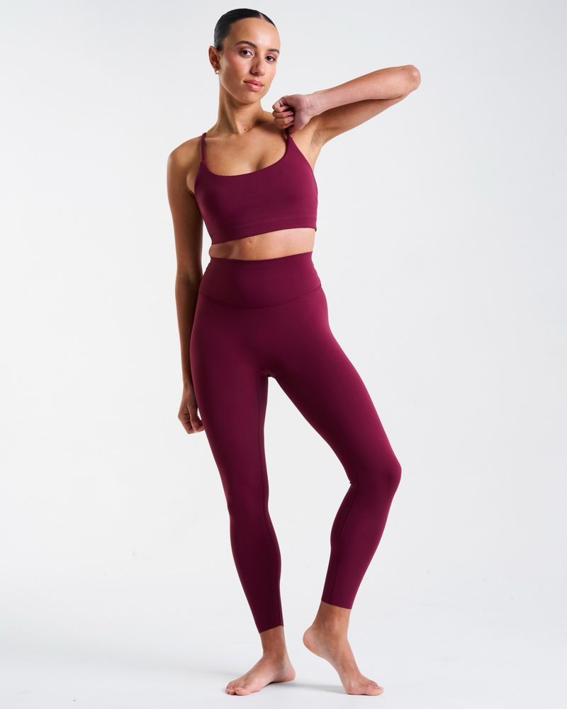 POWERCUT Cloudmove Low Impact Bra Cherry Lacquer