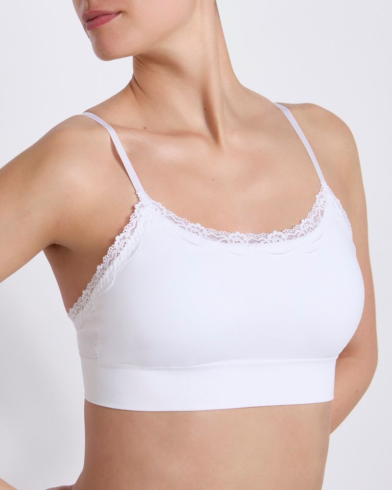 Lace Trim Seamless Cami Top