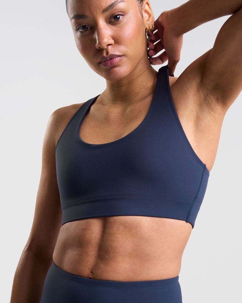 POWERCUT Sculpt Medium Support Sports Bra Outerspace Navy