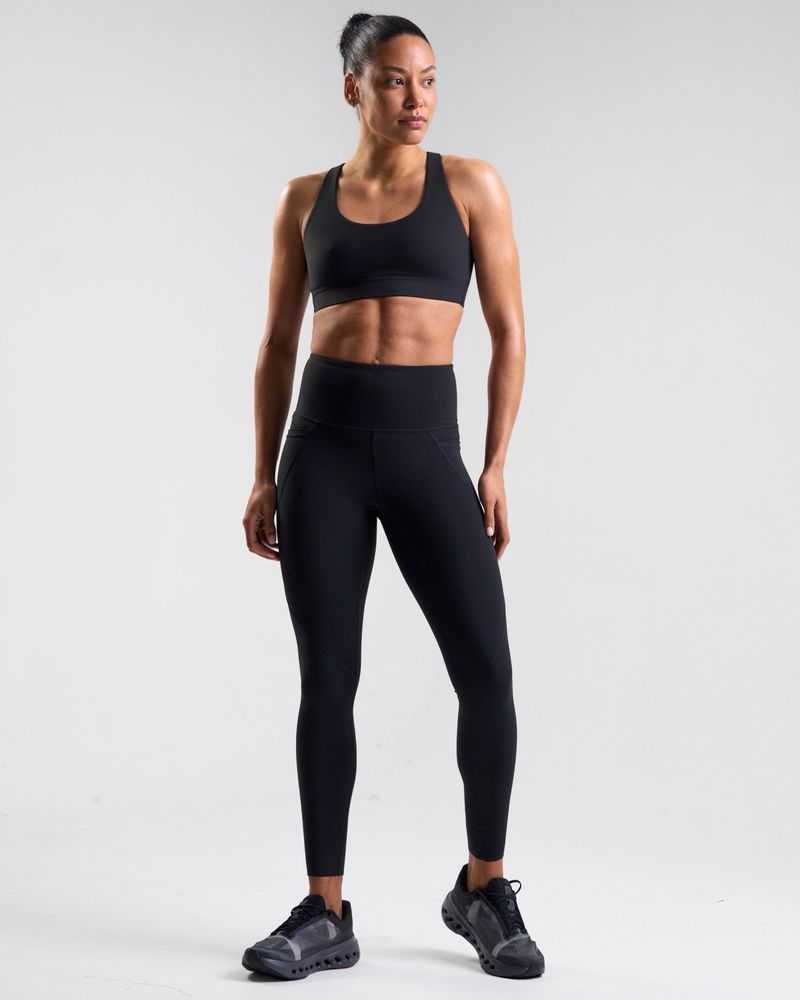POWERCUT Sculpt Medium Support Sports Bra Black