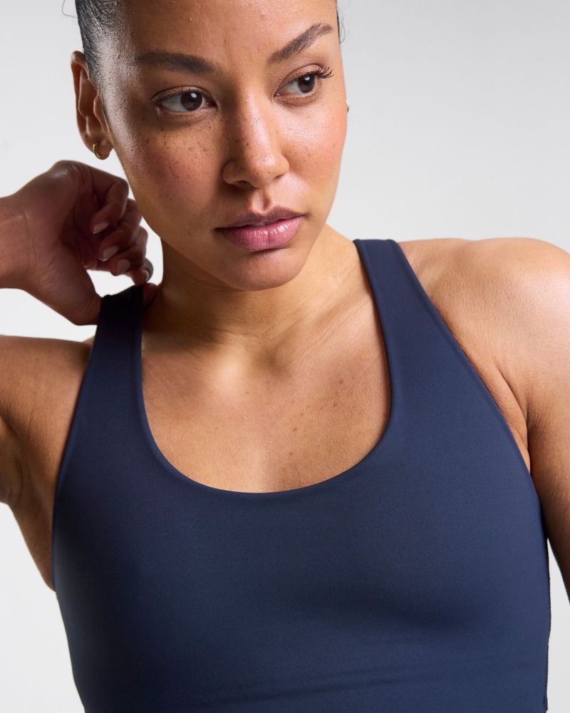 POWERCUT Sculpt Medium Support Sports Bra Outerspace Navy