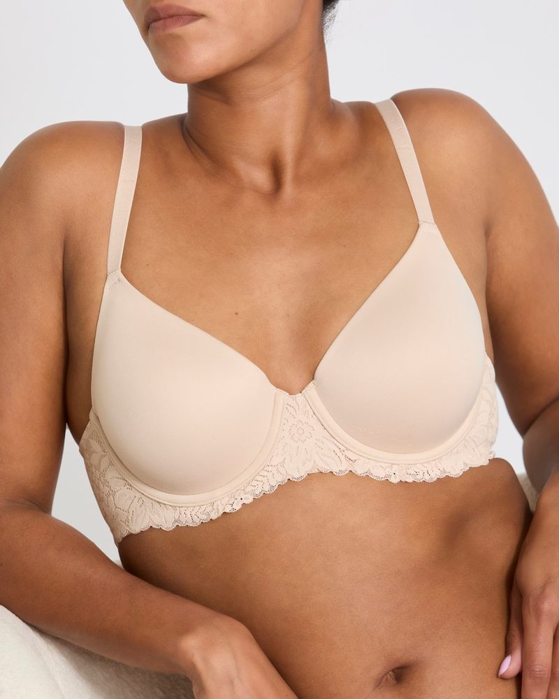 Soft Lace Full Cup Wired T-Shirt Bra