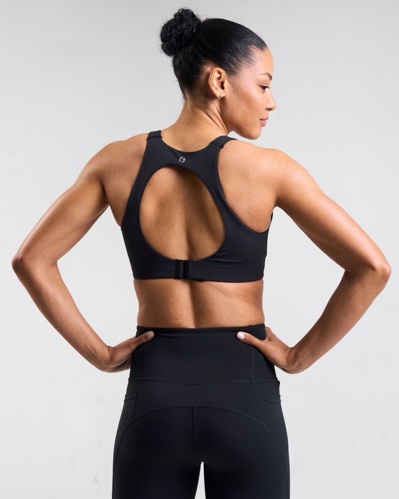 POWERCUT Sculpt Medium Support Sports Bra Black