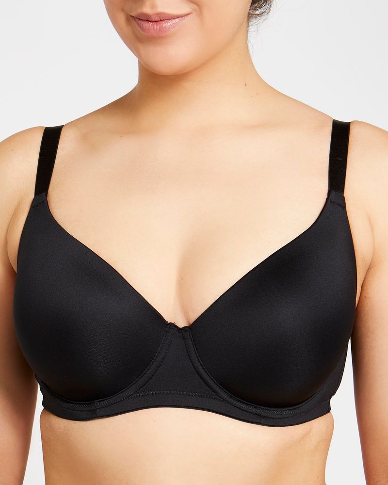 Underwired Full Cup T-Shirt Bra - Black