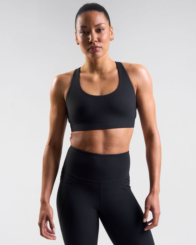POWERCUT Sculpt Medium Support Sports Bra Black