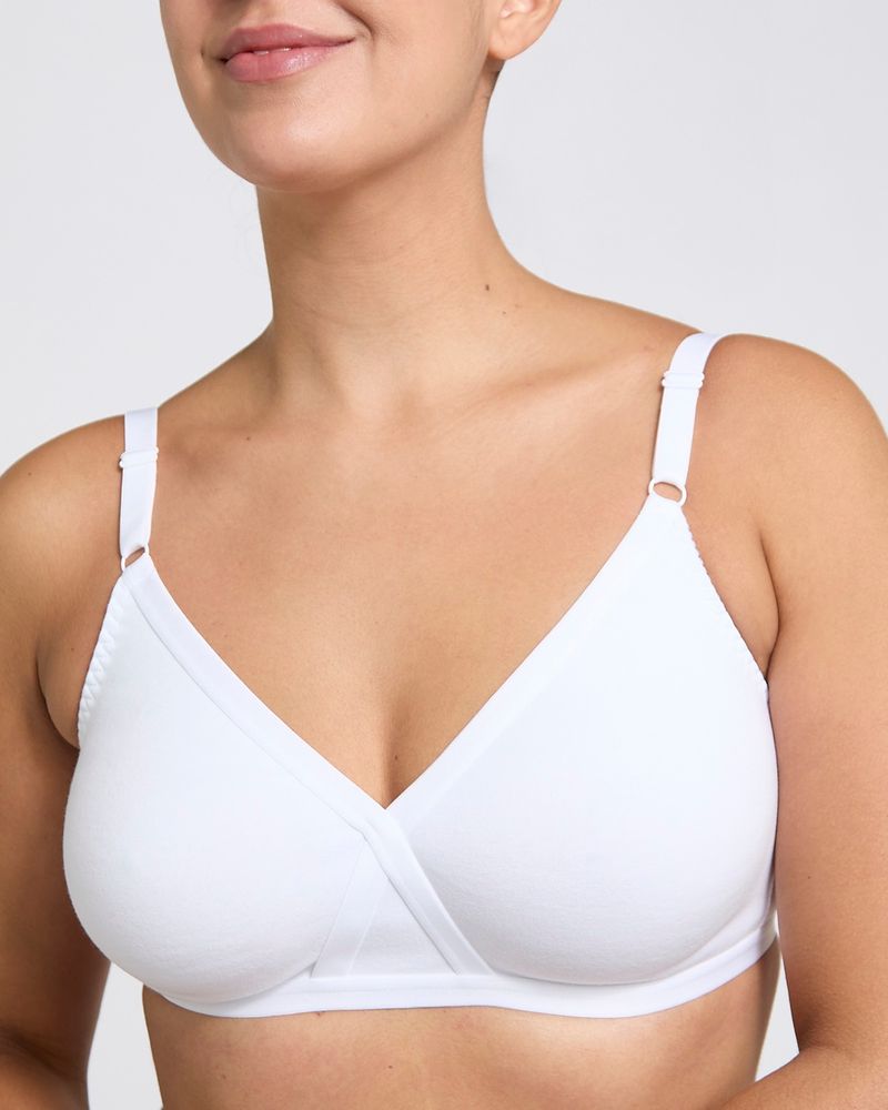 Cotton-Rich Non-Wired Medium Support Bra