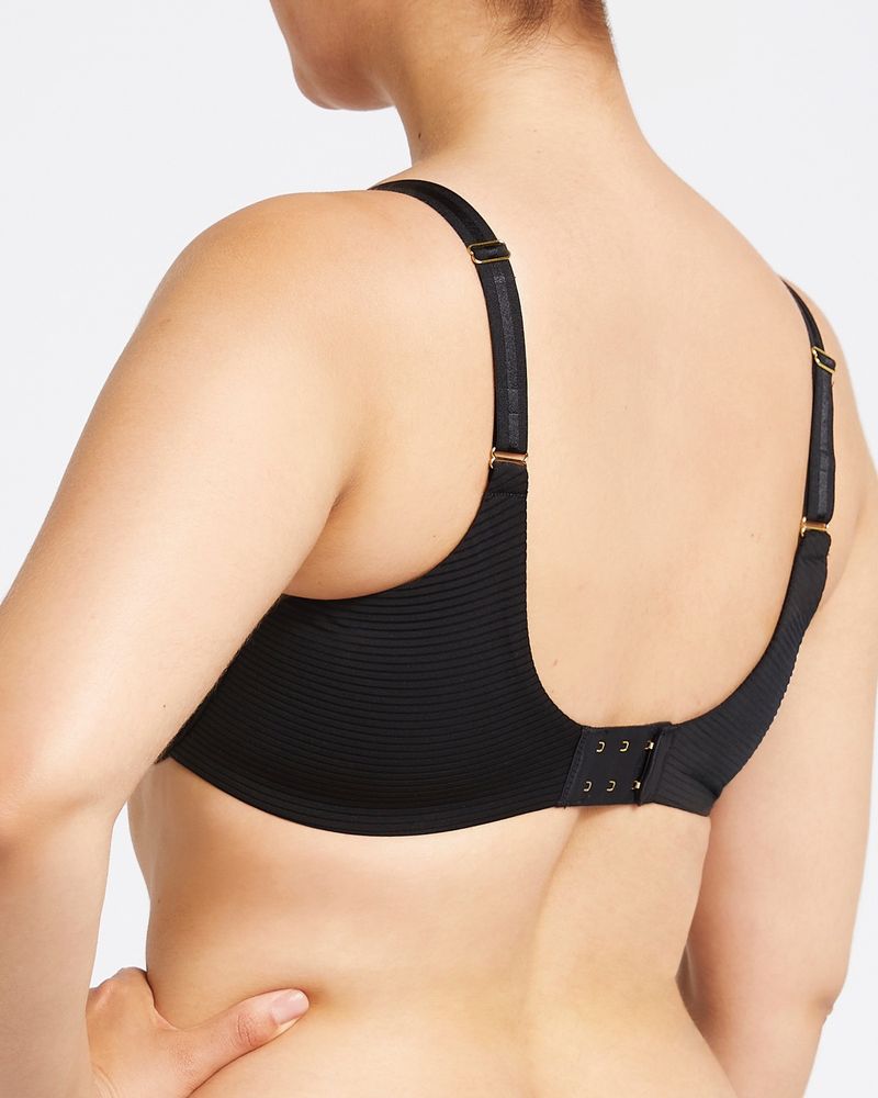 Smoothing Stripe Non-Padded Wired Bra