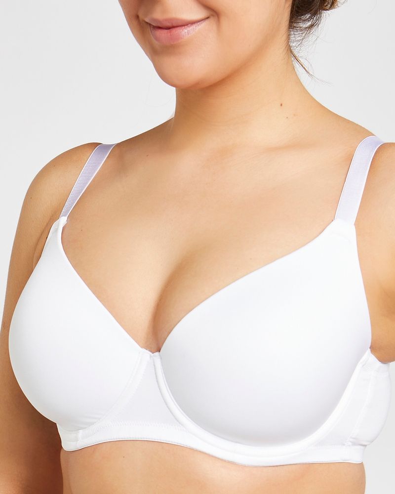 Underwired Full Cup T-Shirt Bra - White