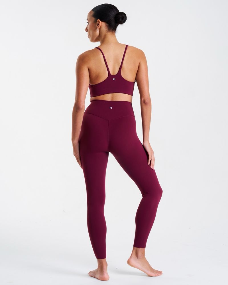 POWERCUT Cloudmove Low Impact Bra Cherry Lacquer