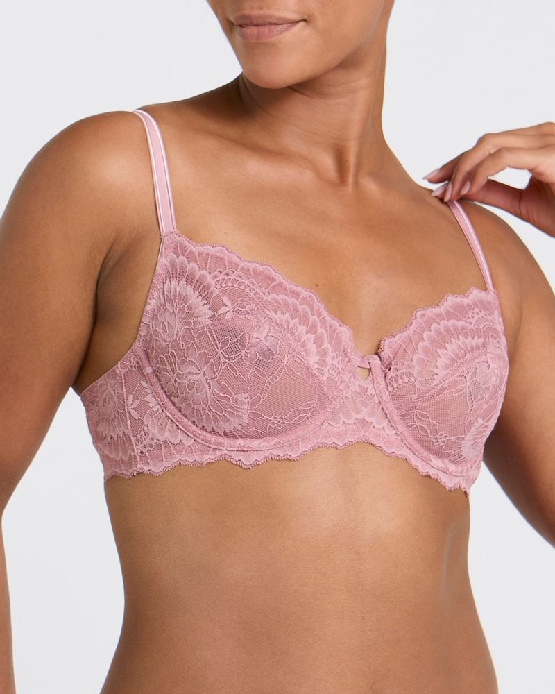 Anna Dusty Pink Non-Padded Bra