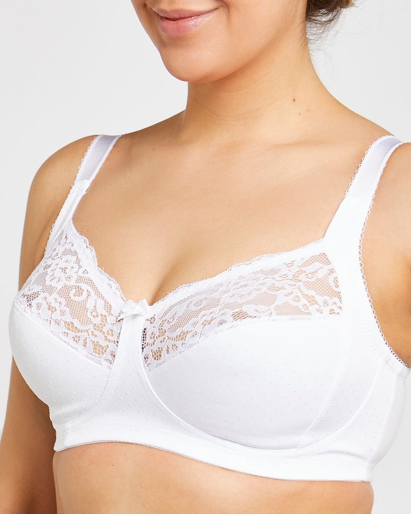 Cotton Rich Total Support Bra